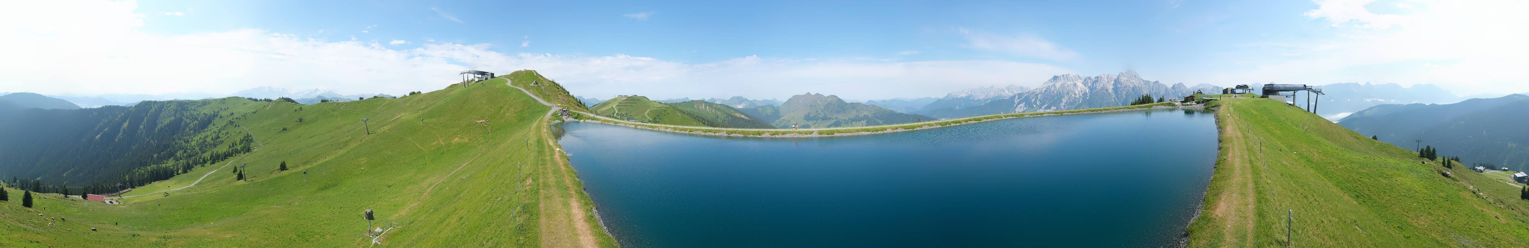 Archived image Webcam Leogang - View from Großer Asitz