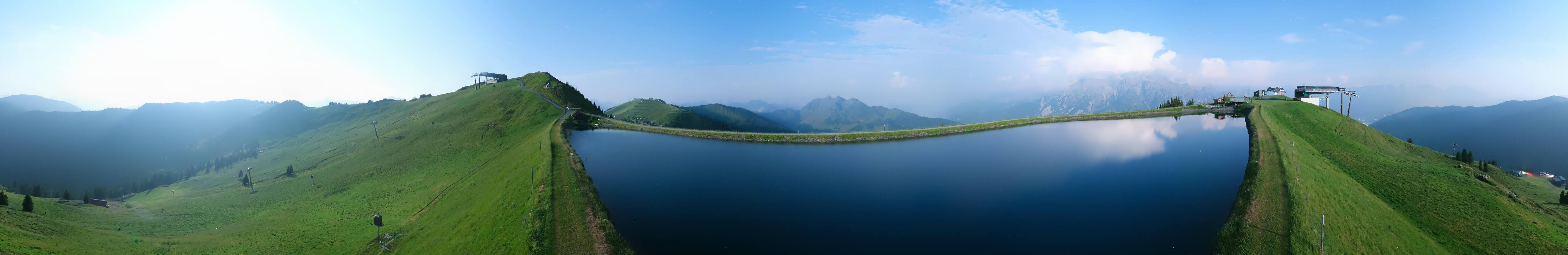 Archiv Foto Webcam Leogang - Ausblick vom Großen Asitz
