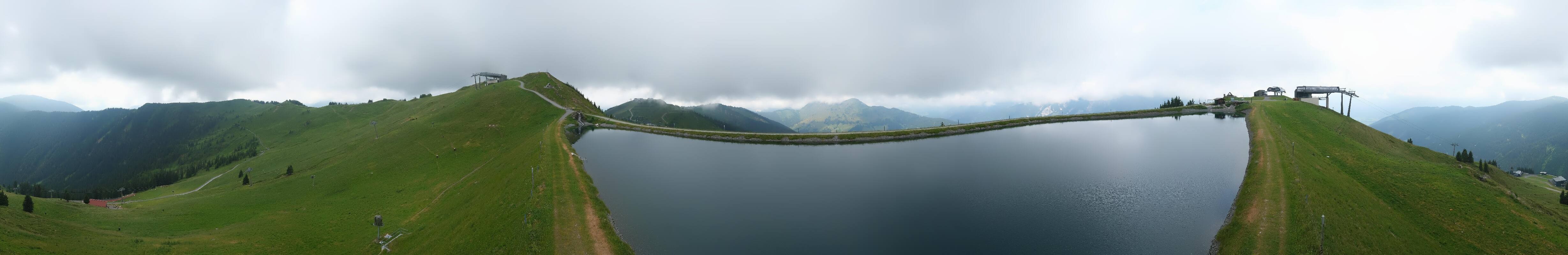 Archiv Foto Webcam Leogang - Ausblick vom Großen Asitz