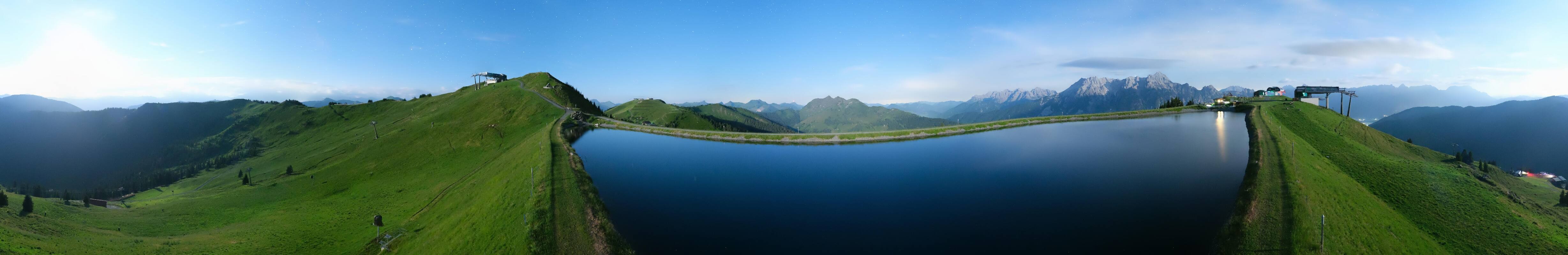 Archived image Webcam Leogang - View from Großer Asitz