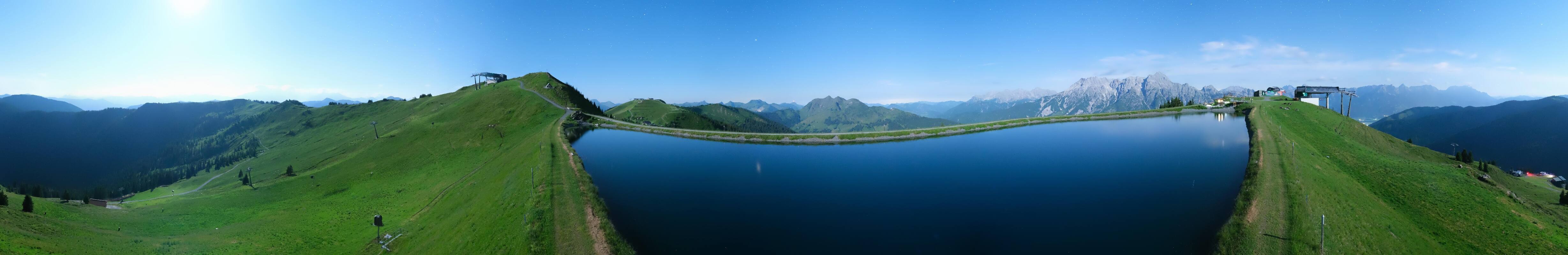 Archived image Webcam Leogang - View from Großer Asitz