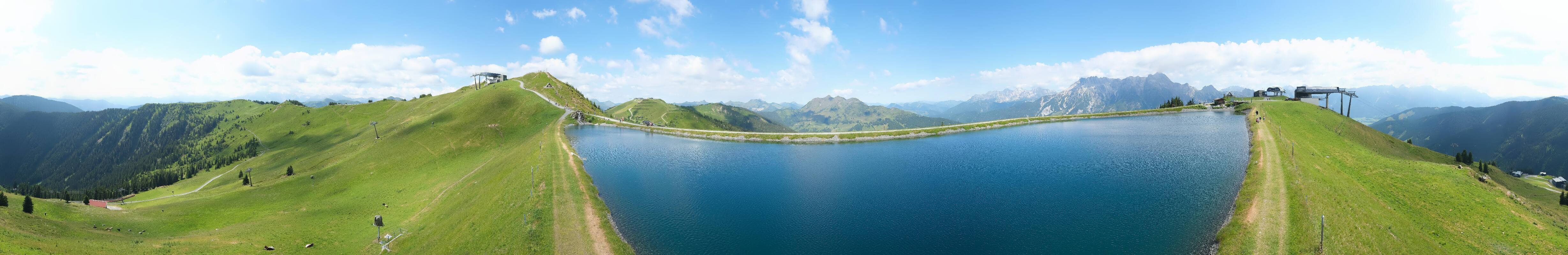 Archived image Webcam Leogang - View from Großer Asitz