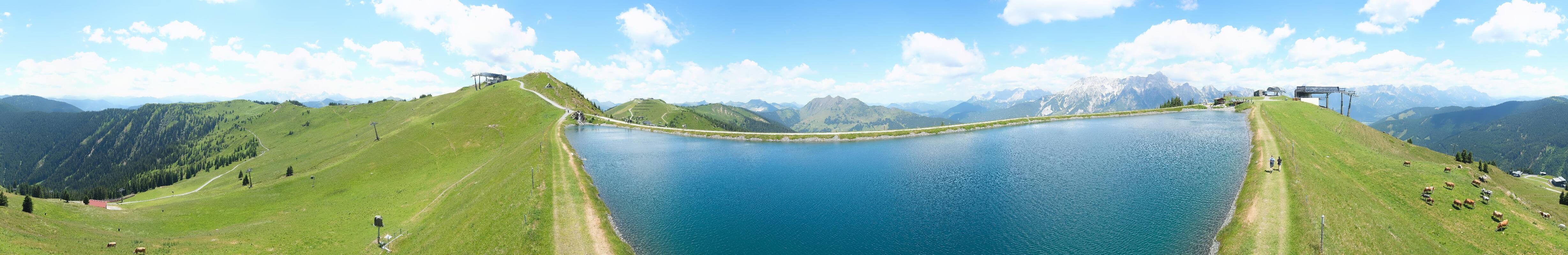 Archived image Webcam Leogang - View from Großer Asitz