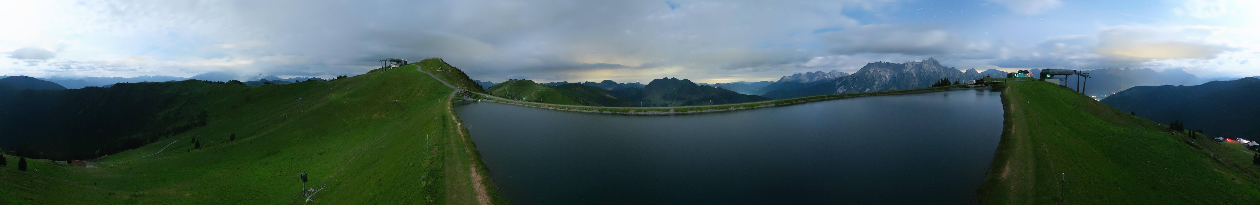 Archiv Foto Webcam Leogang - Ausblick vom Großen Asitz