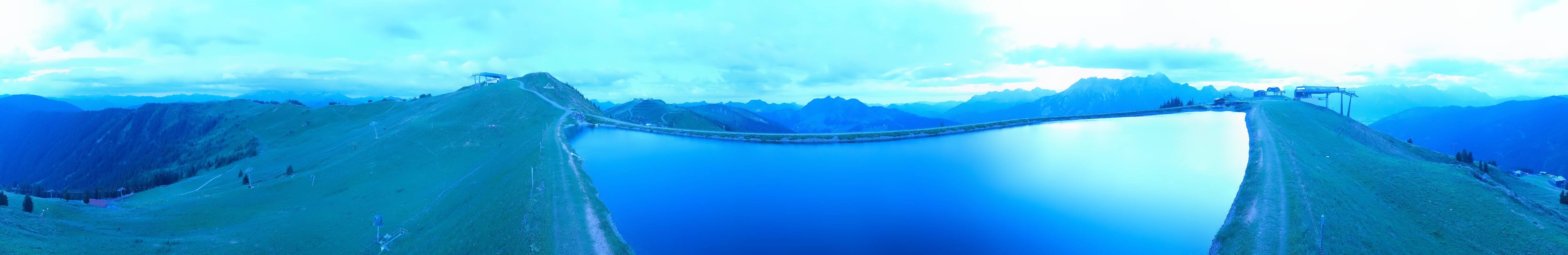 Archiv Foto Webcam Leogang - Ausblick vom Großen Asitz