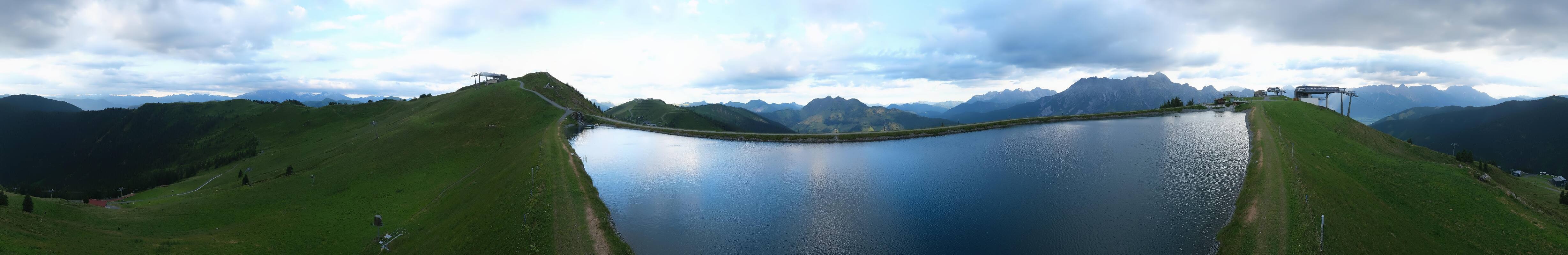 Archiv Foto Webcam Leogang - Ausblick vom Großen Asitz