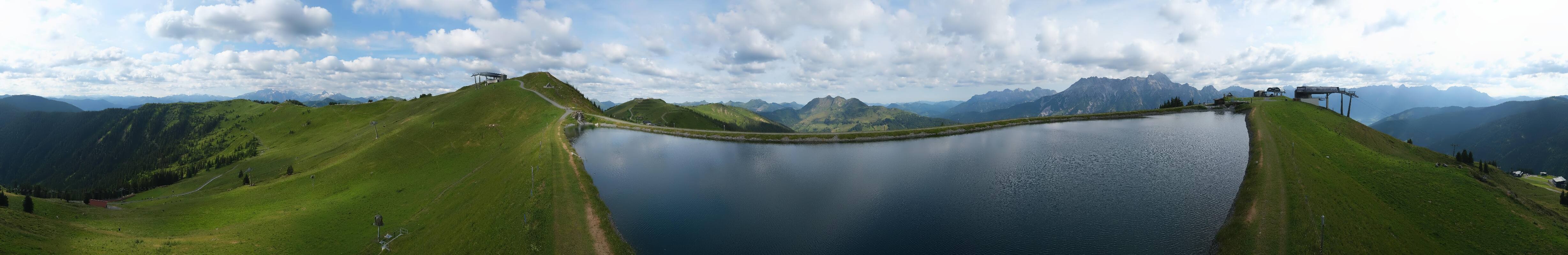 Archiv Foto Webcam Leogang - Ausblick vom Großen Asitz