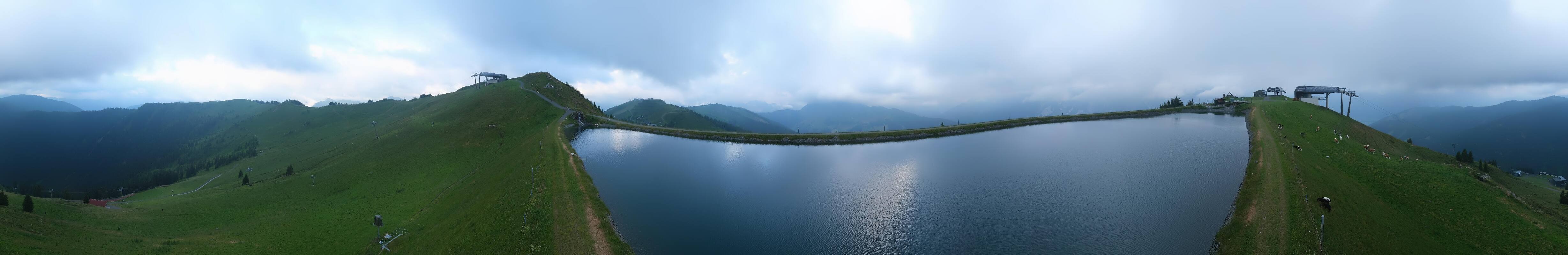 Archiv Foto Webcam Leogang - Ausblick vom Großen Asitz