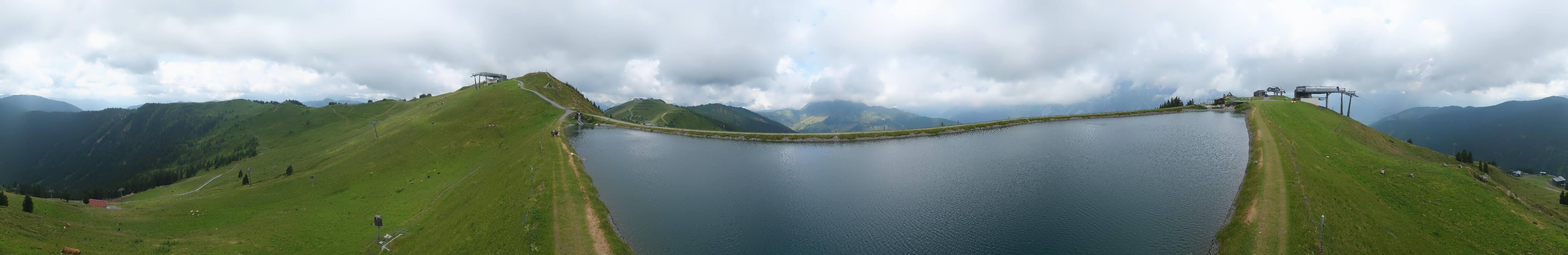 Archiv Foto Webcam Leogang - Ausblick vom Großen Asitz