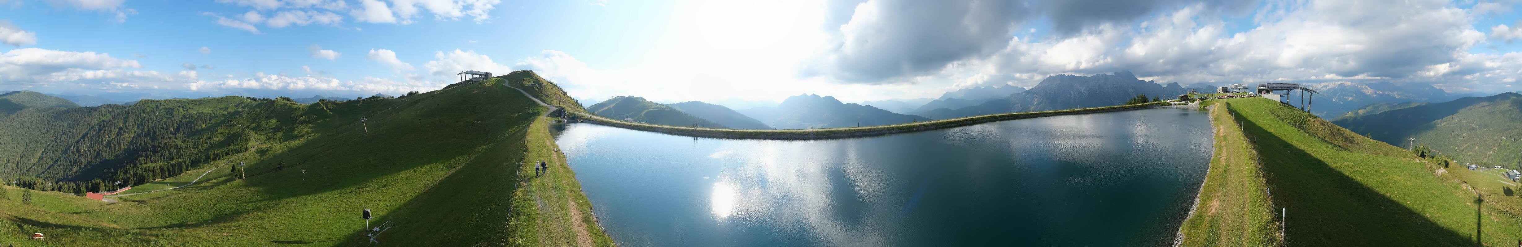 Archiv Foto Webcam Leogang - Ausblick vom Großen Asitz