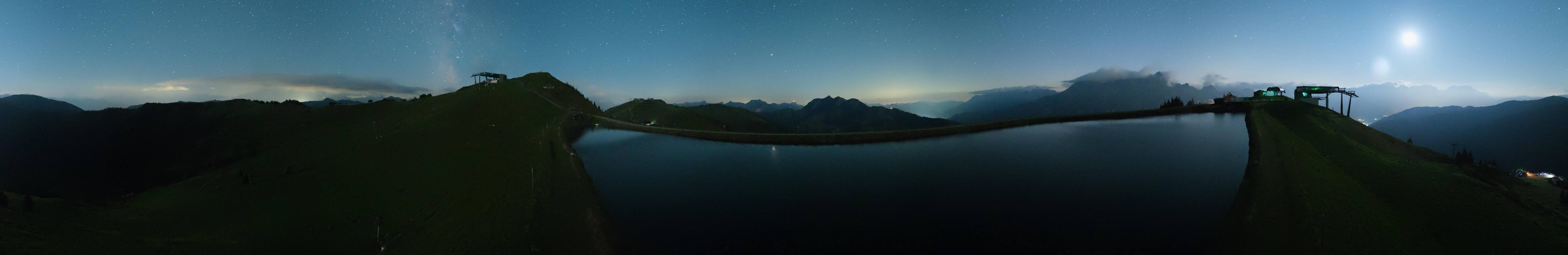 Archiv Foto Webcam Leogang - Ausblick vom Großen Asitz