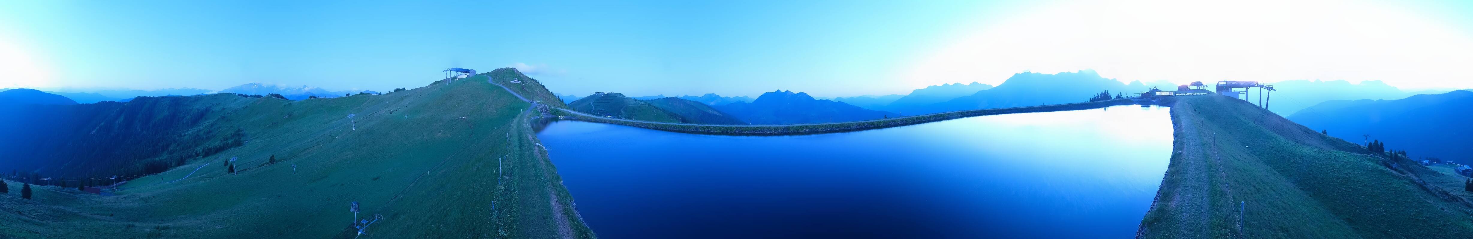 Archiv Foto Webcam Leogang - Ausblick vom Großen Asitz