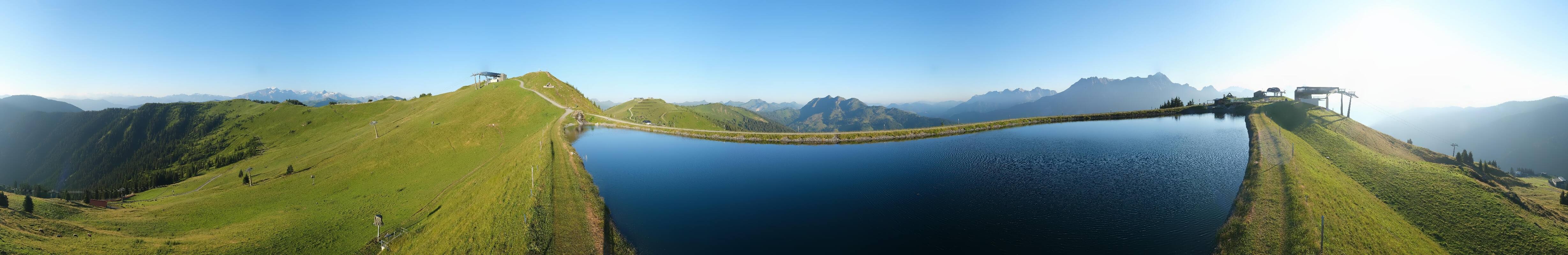Archiv Foto Webcam Leogang - Ausblick vom Großen Asitz