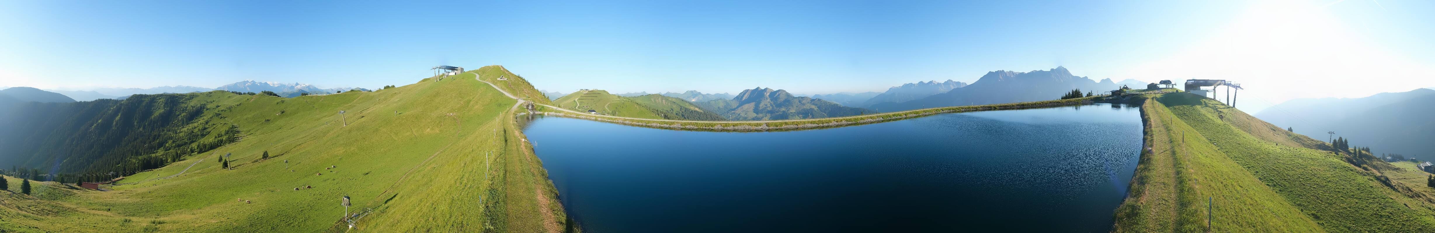 Archiv Foto Webcam Leogang - Ausblick vom Großen Asitz