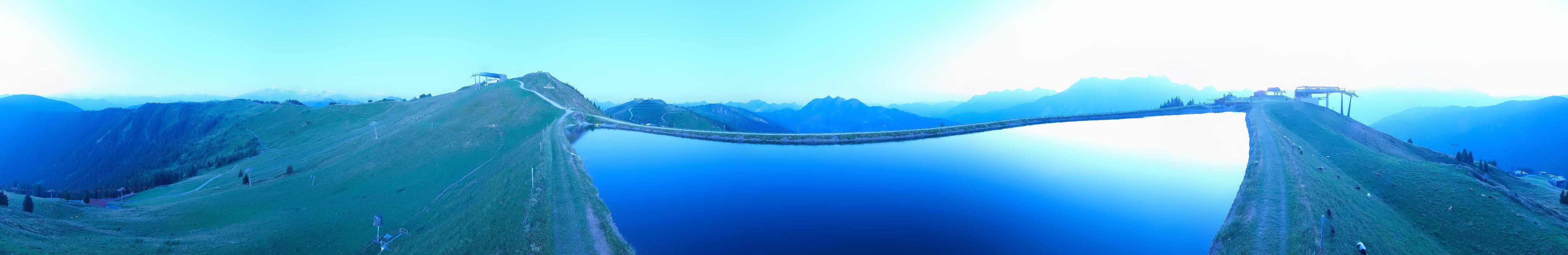 Archiv Foto Webcam Leogang - Ausblick vom Großen Asitz
