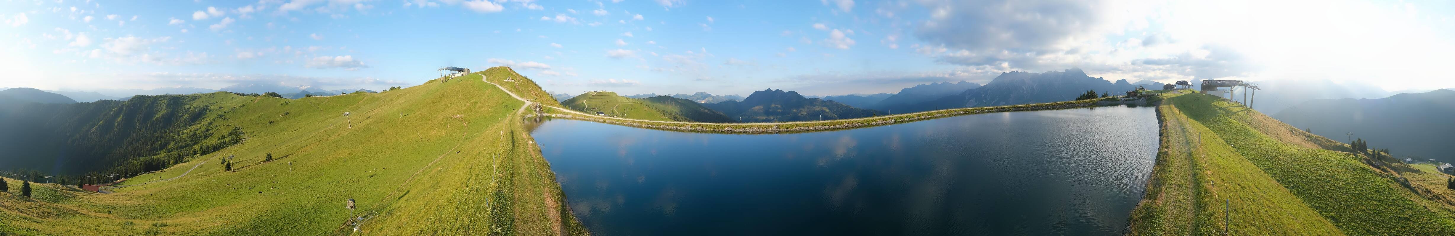 Archiv Foto Webcam Leogang - Ausblick vom Großen Asitz