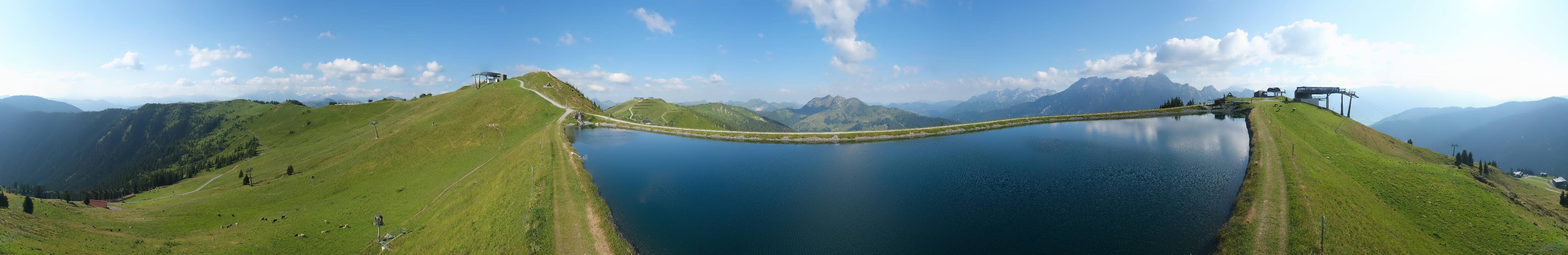 Archiv Foto Webcam Leogang - Ausblick vom Großen Asitz