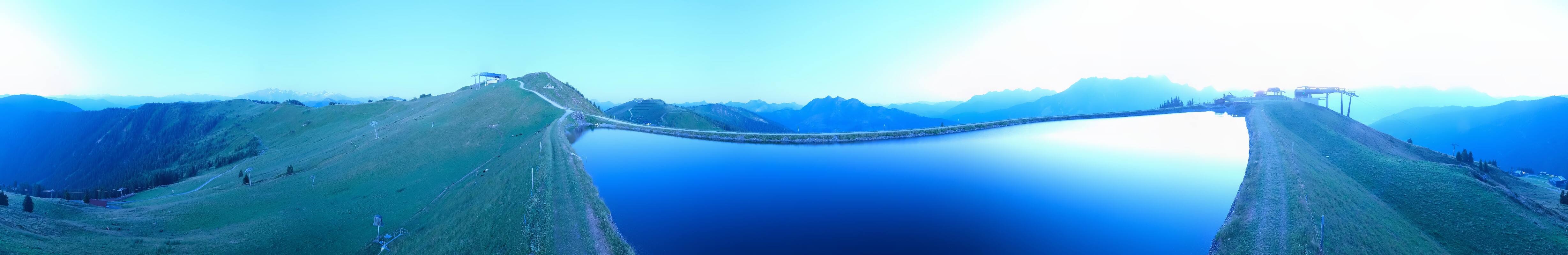 Archiv Foto Webcam Leogang - Ausblick vom Großen Asitz