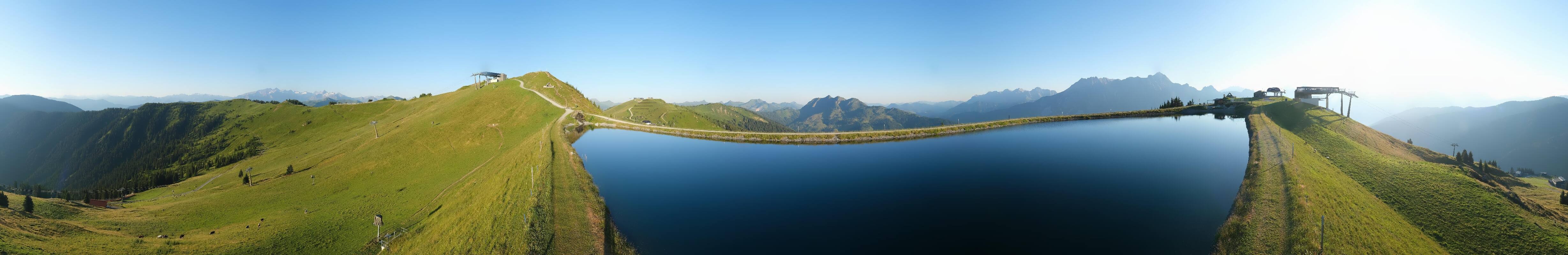 Archiv Foto Webcam Leogang - Ausblick vom Großen Asitz