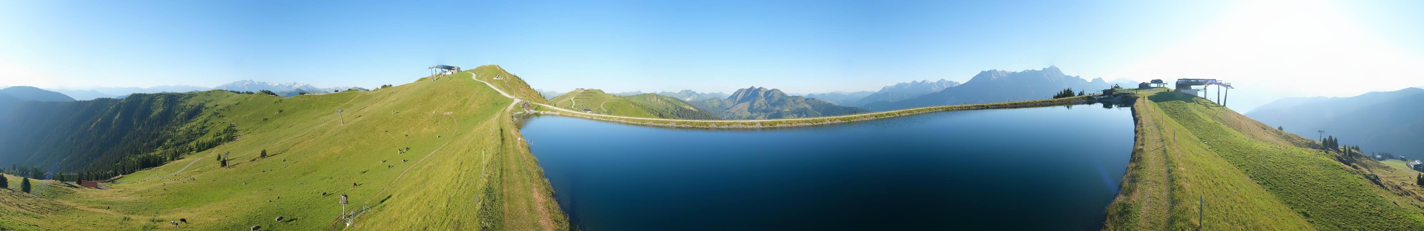 Archiv Foto Webcam Leogang - Ausblick vom Großen Asitz