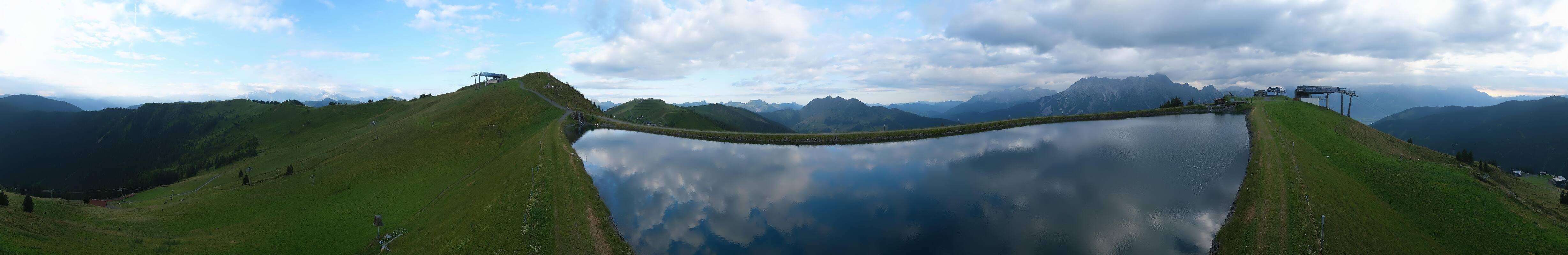 Archiv Foto Webcam Leogang - Ausblick vom Großen Asitz