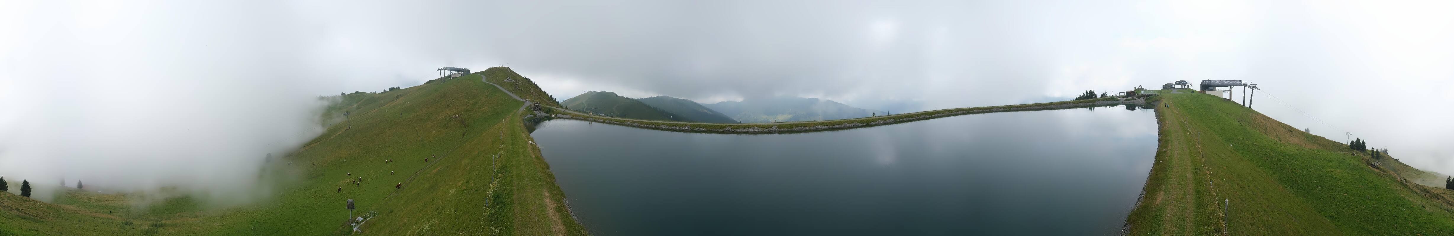 Archiv Foto Webcam Leogang - Ausblick vom Großen Asitz