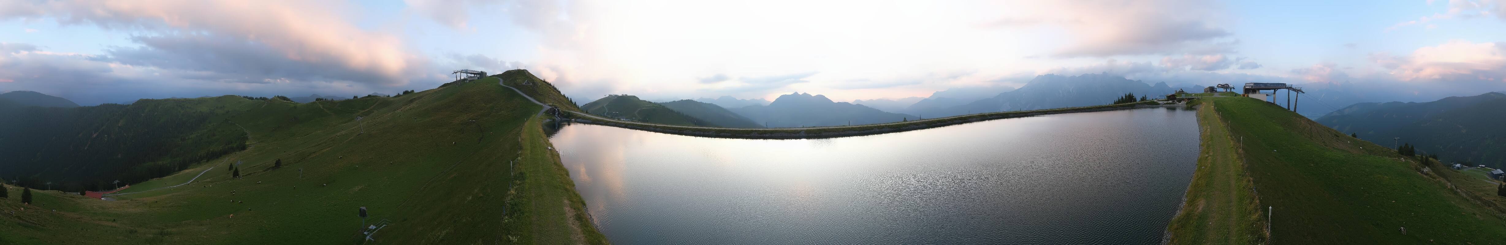 Archiv Foto Webcam Leogang - Ausblick vom Großen Asitz
