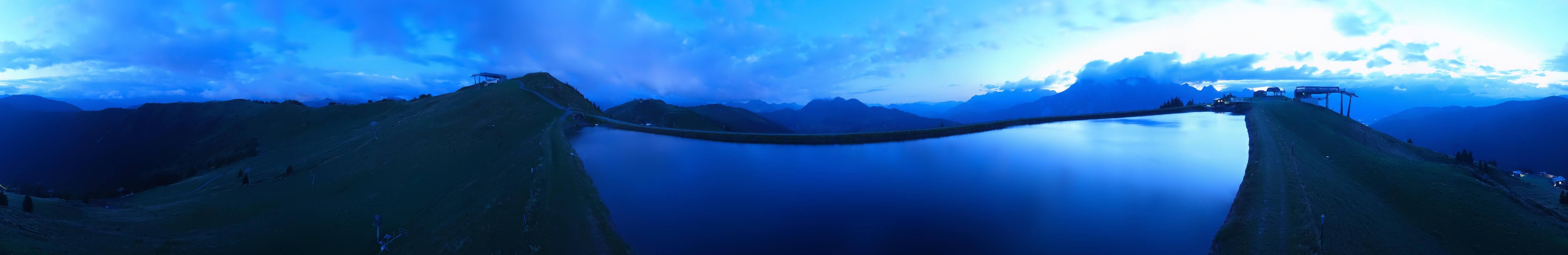 Archiv Foto Webcam Leogang - Ausblick vom Großen Asitz