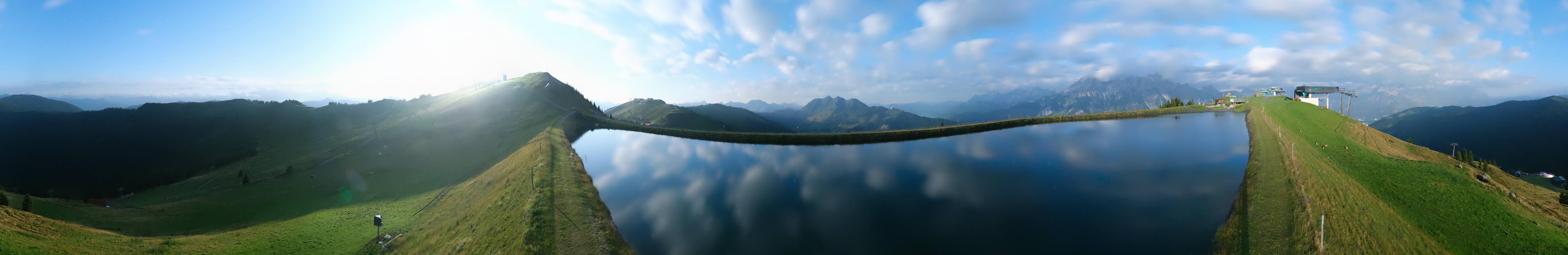 Archiv Foto Webcam Leogang - Ausblick vom Großen Asitz