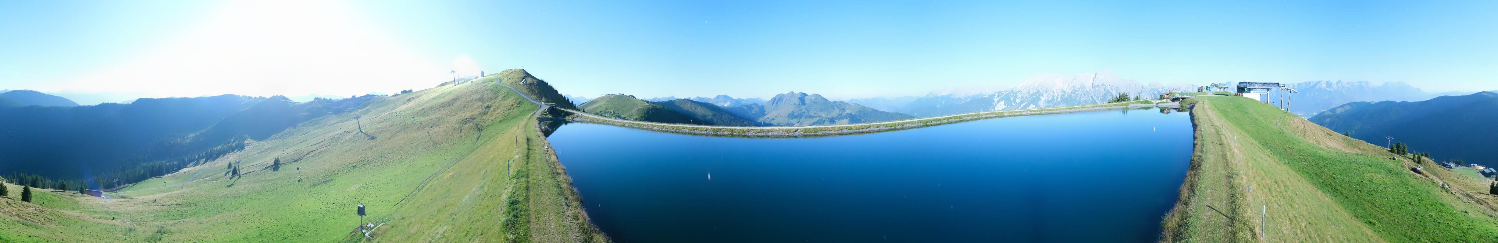Archiv Foto Webcam Leogang - Ausblick vom Großen Asitz