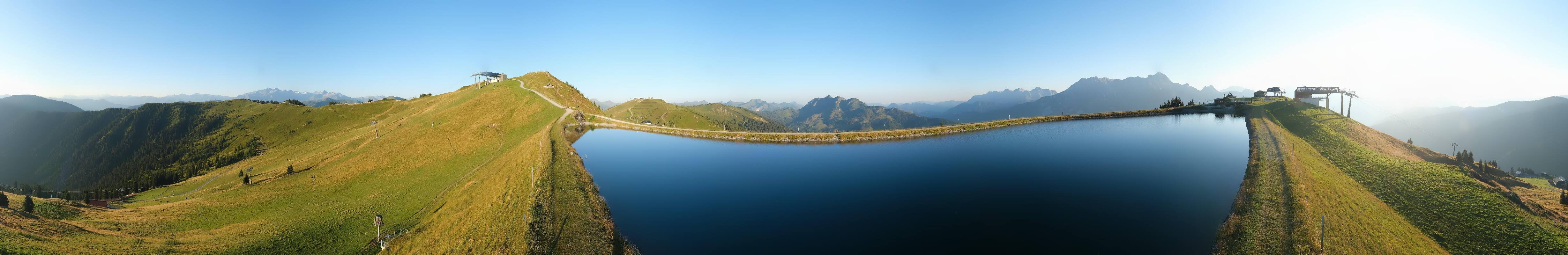Archiv Foto Webcam Leogang - Ausblick vom Großen Asitz