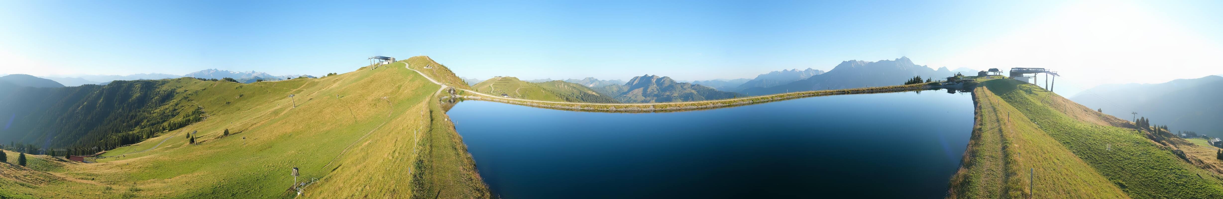 Archiv Foto Webcam Leogang - Ausblick vom Großen Asitz