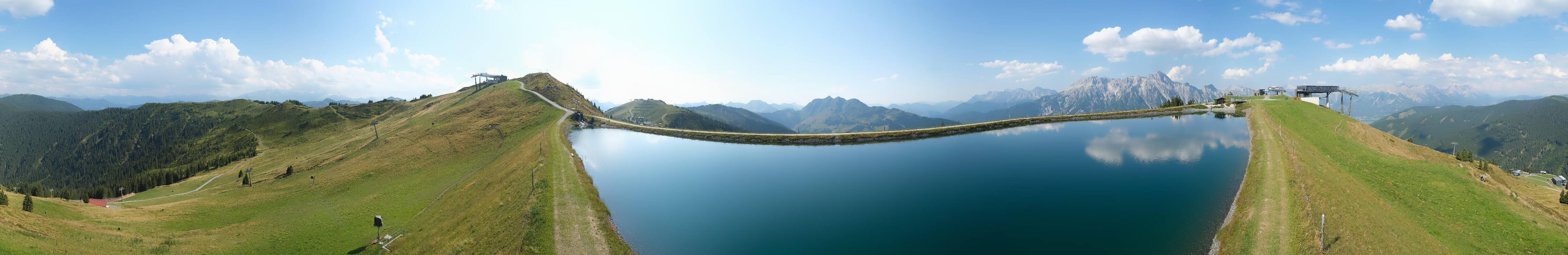 Archiv Foto Webcam Leogang - Ausblick vom Großen Asitz