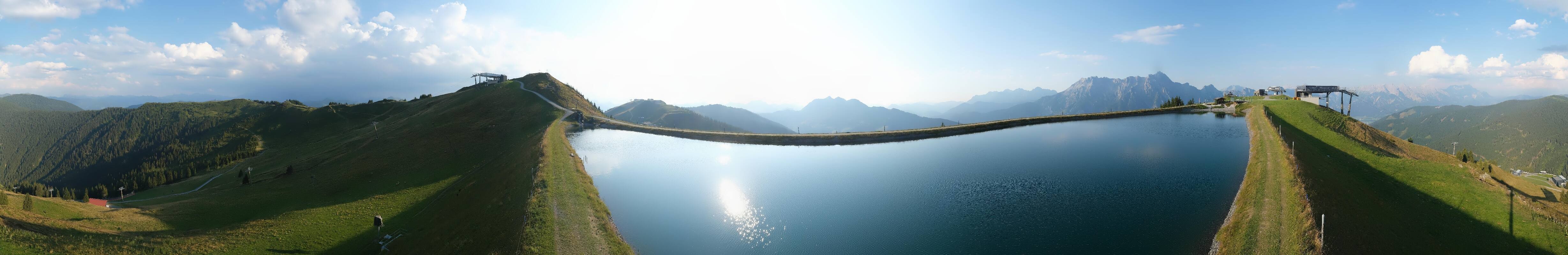 Archiv Foto Webcam Leogang - Ausblick vom Großen Asitz