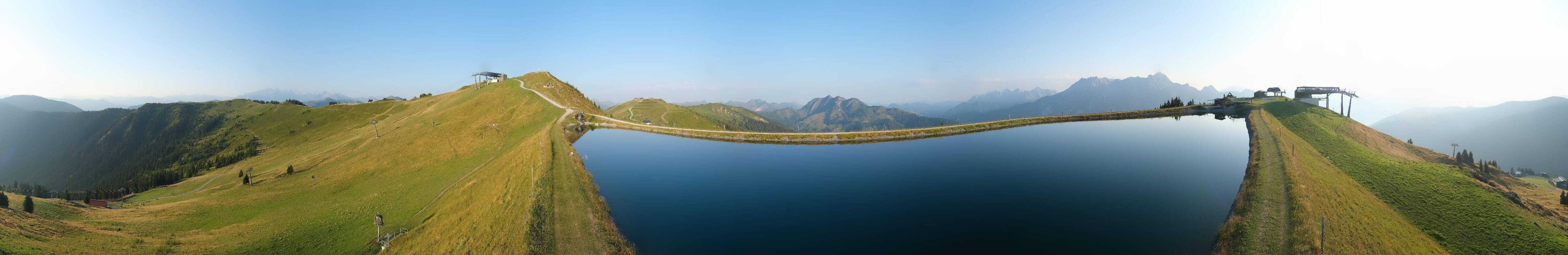 Archiv Foto Webcam Leogang - Ausblick vom Großen Asitz