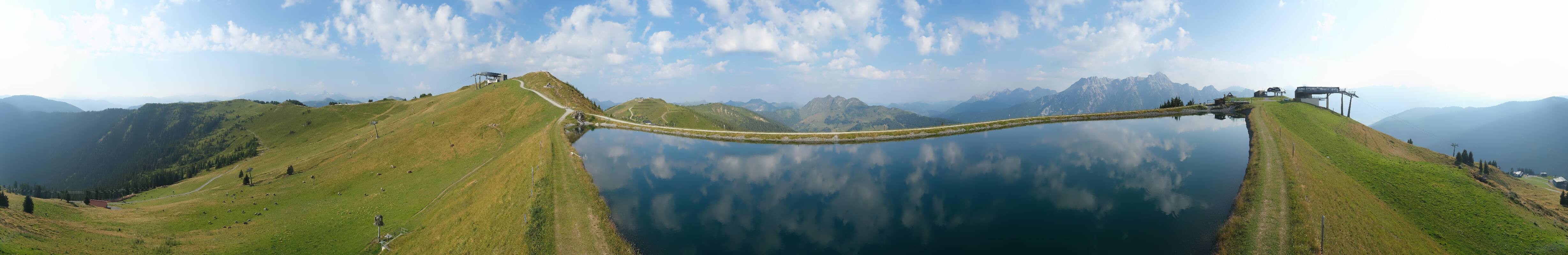 Archiv Foto Webcam Leogang - Ausblick vom Großen Asitz