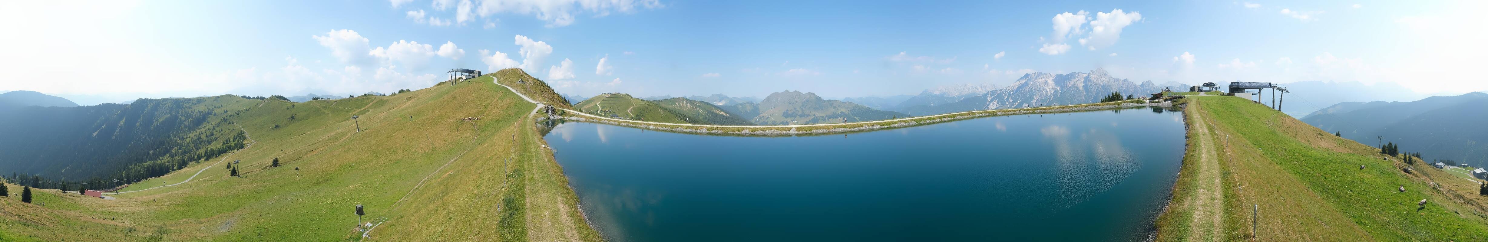 Archiv Foto Webcam Leogang - Ausblick vom Großen Asitz