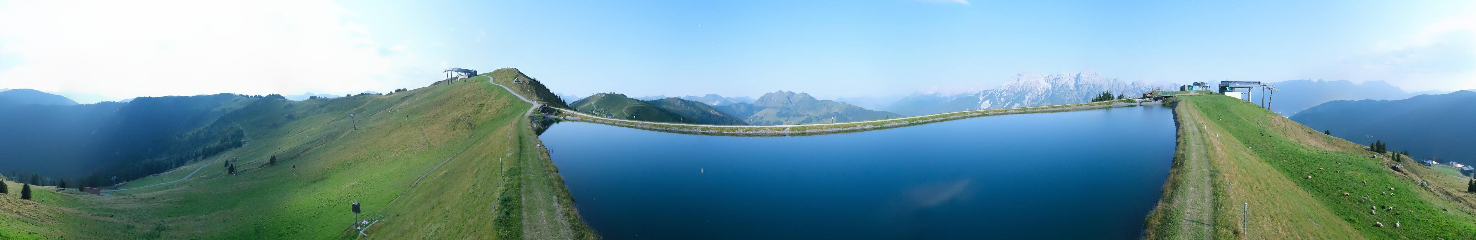 Archiv Foto Webcam Leogang - Ausblick vom Großen Asitz