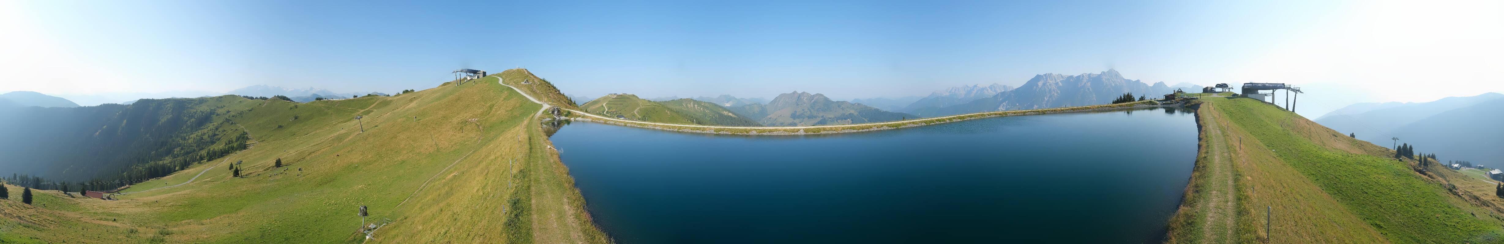 Archived image Webcam Leogang - View from Großer Asitz