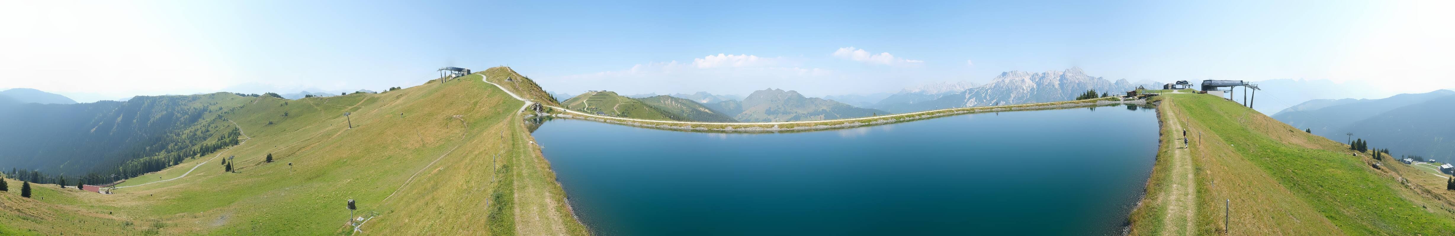 Archived image Webcam Leogang - View from Großer Asitz