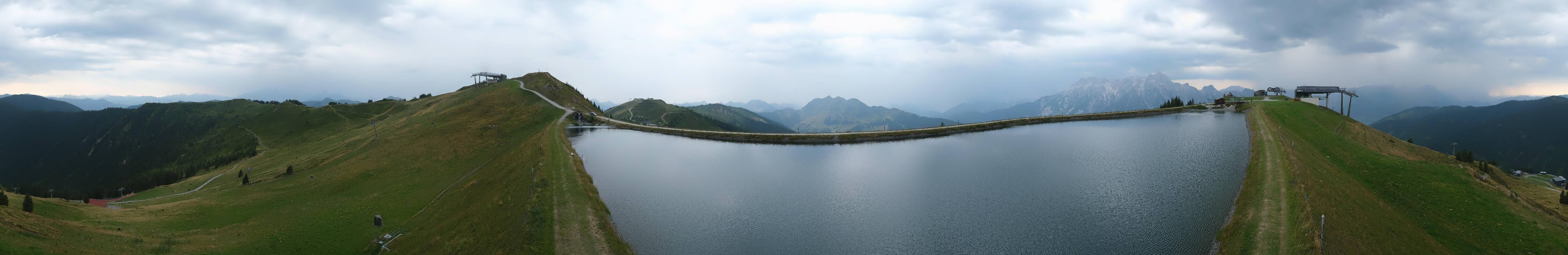 Archiv Foto Webcam Leogang - Ausblick vom Großen Asitz