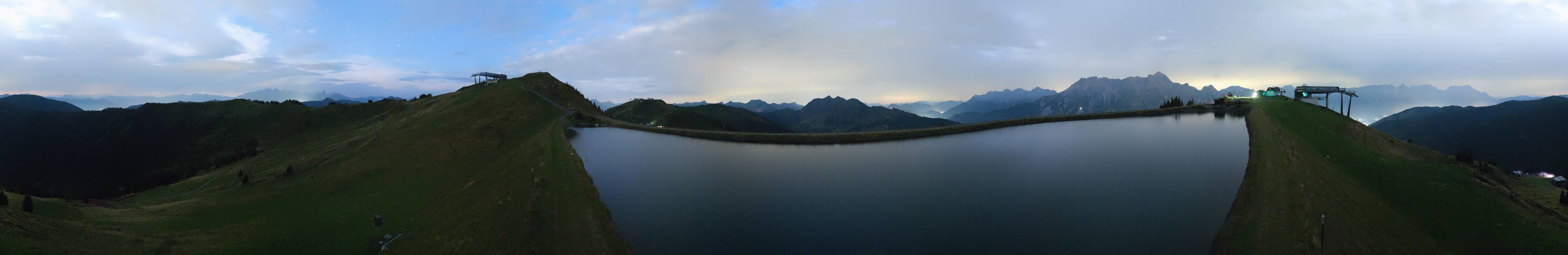 Archiv Foto Webcam Leogang - Ausblick vom Großen Asitz