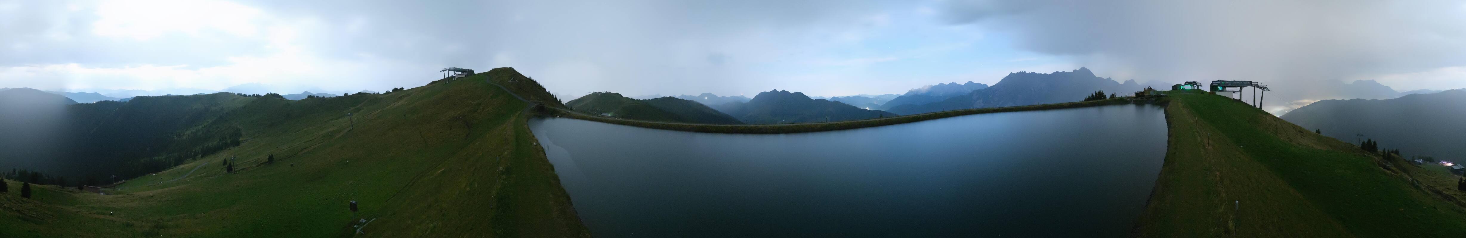 Archiv Foto Webcam Leogang - Ausblick vom Großen Asitz