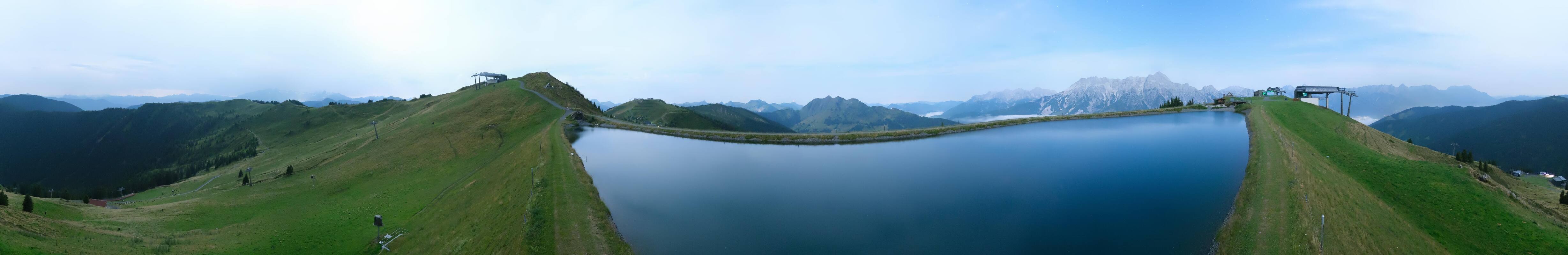 Archived image Webcam Leogang - View from Großer Asitz