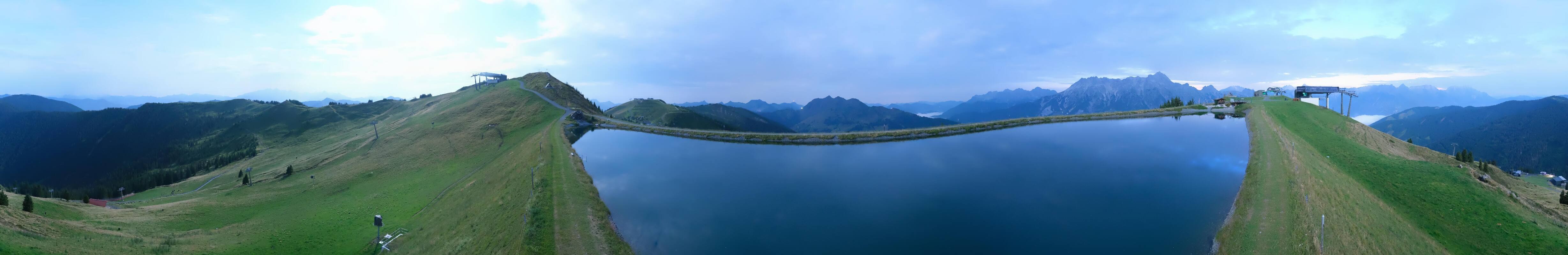Archived image Webcam Leogang - View from Großer Asitz
