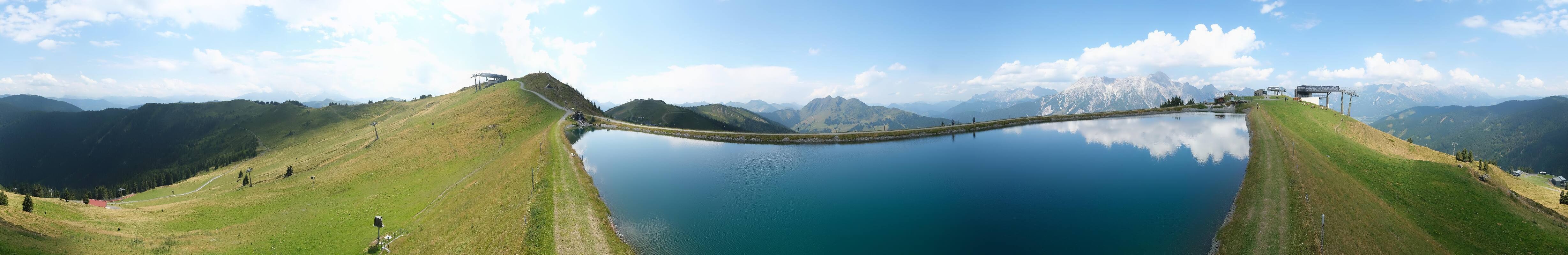 Archived image Webcam Leogang - View from Großer Asitz