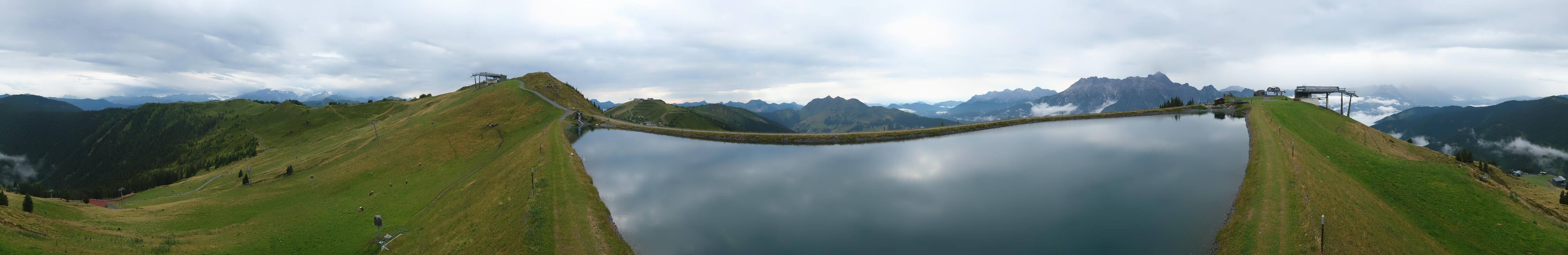 Archived image Webcam Leogang - View from Großer Asitz