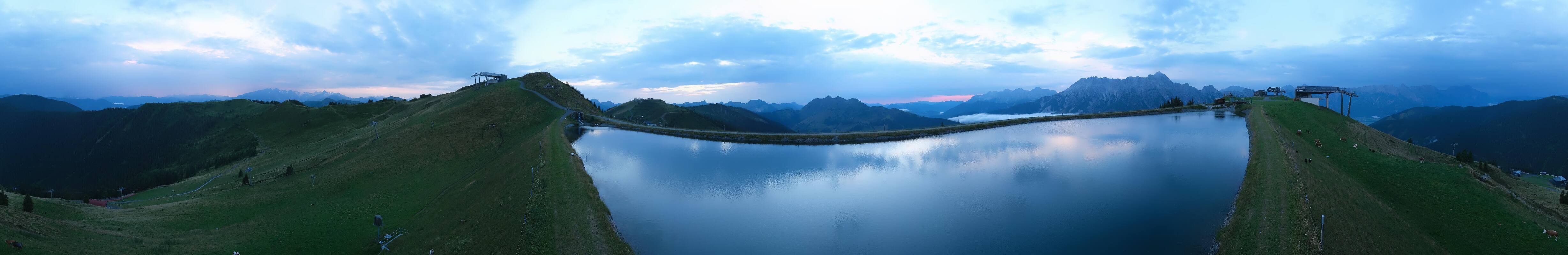 Archiv Foto Webcam Leogang - Ausblick vom Großen Asitz
