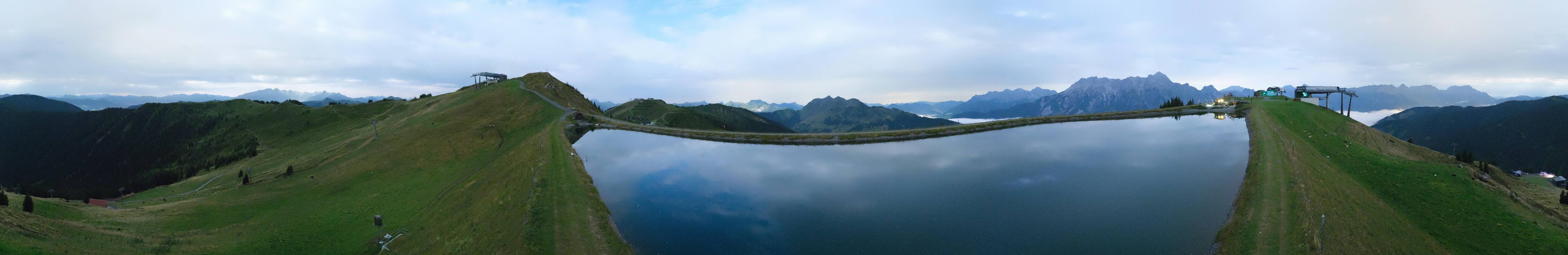 Archiv Foto Webcam Leogang - Ausblick vom Großen Asitz