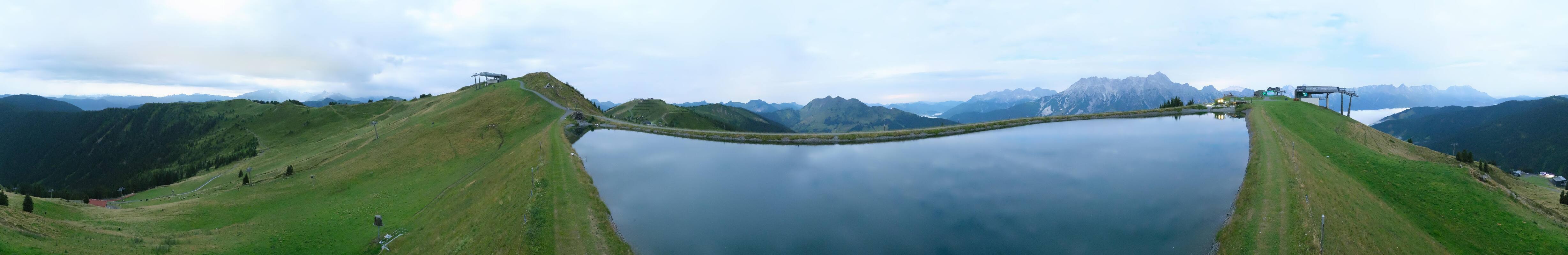 Archiv Foto Webcam Leogang - Ausblick vom Großen Asitz